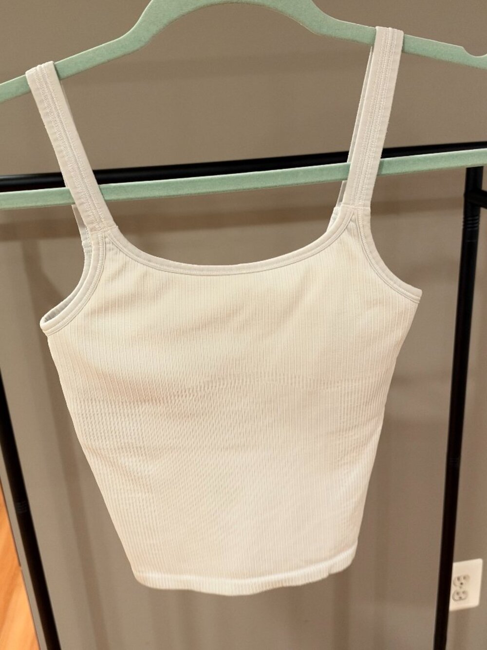 Lululemon Ebb to Street Scoop-Neck Cropped Tank Top